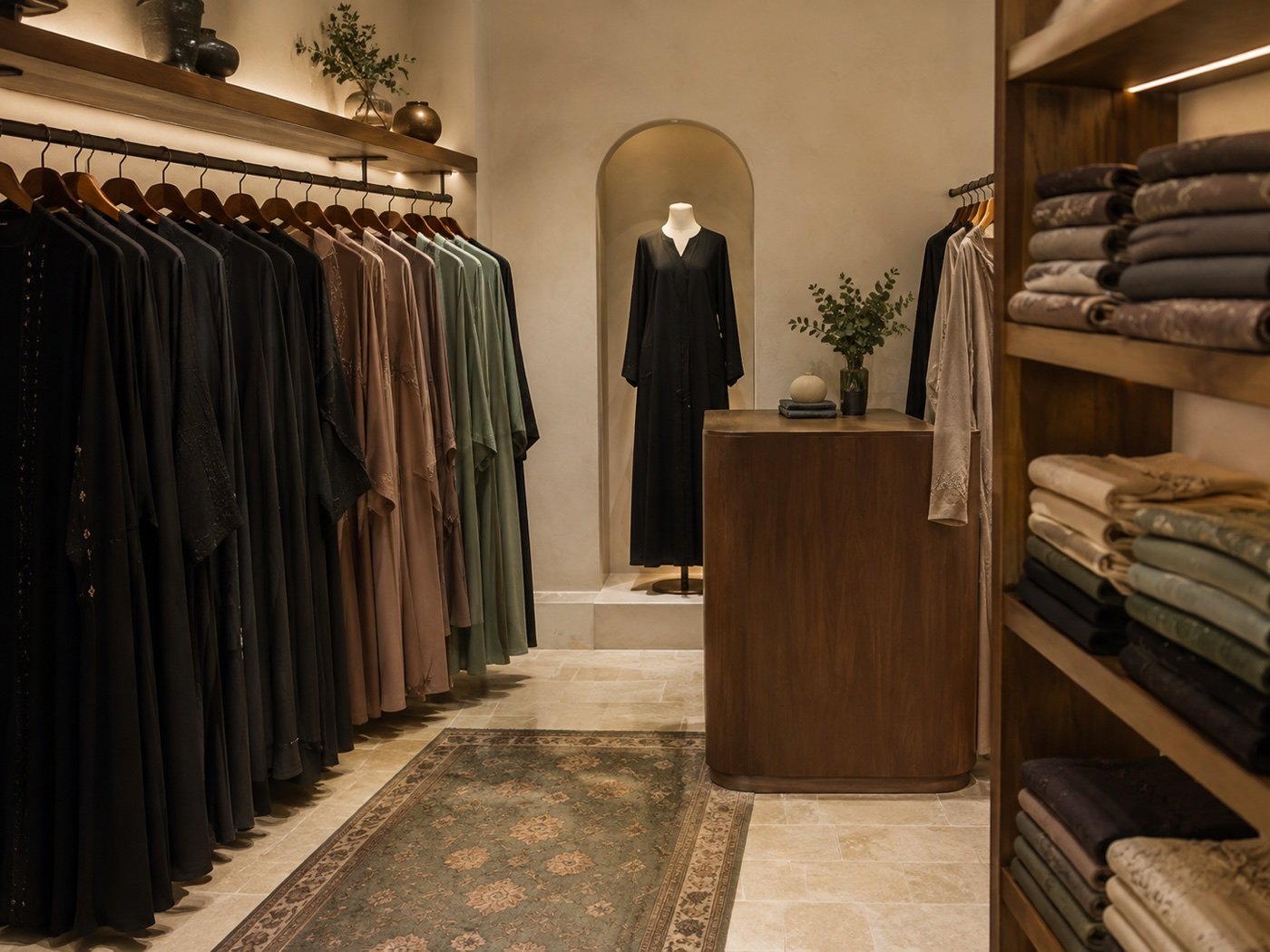 Small Abaya Avenue boutique concept
